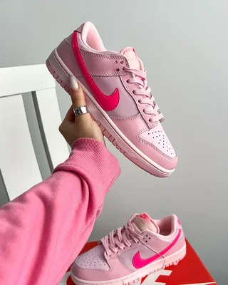 Nike Dunk Low GS Triple Pink — головне фото товару