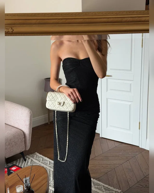 Chanel Mini Flap Bag White Gold Hardware (БЕЖЕВА) — головне фото товару
