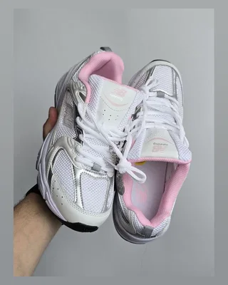 New Balance 530 • White Silver Pink • — головне фото товару