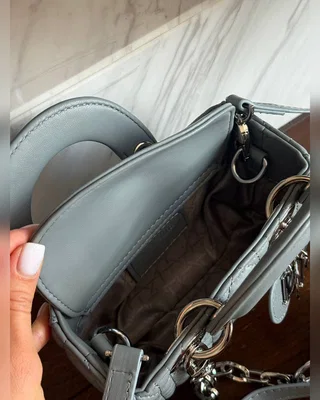 Dior Lady D Joy Micro Bag Grey [оригінальна коробка] — головне фото товару