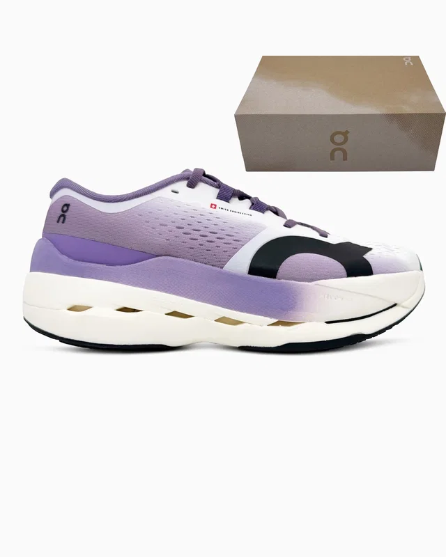 On Cloudboom Max White/Violet — головне фото товару