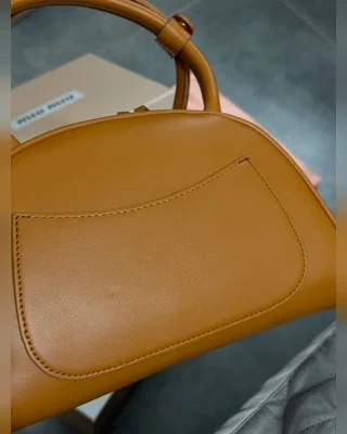 Miu Miu Leather Top Handle Bag Brown [Ориг Коробка] 26 х 15 х 12 — головне фото товару
