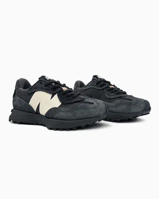 New Balance 327 Black Grey White — головне фото товару