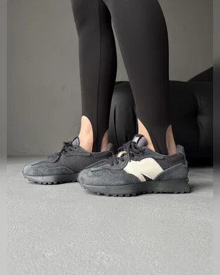 New Balance 327 Black Grey White — головне фото товару