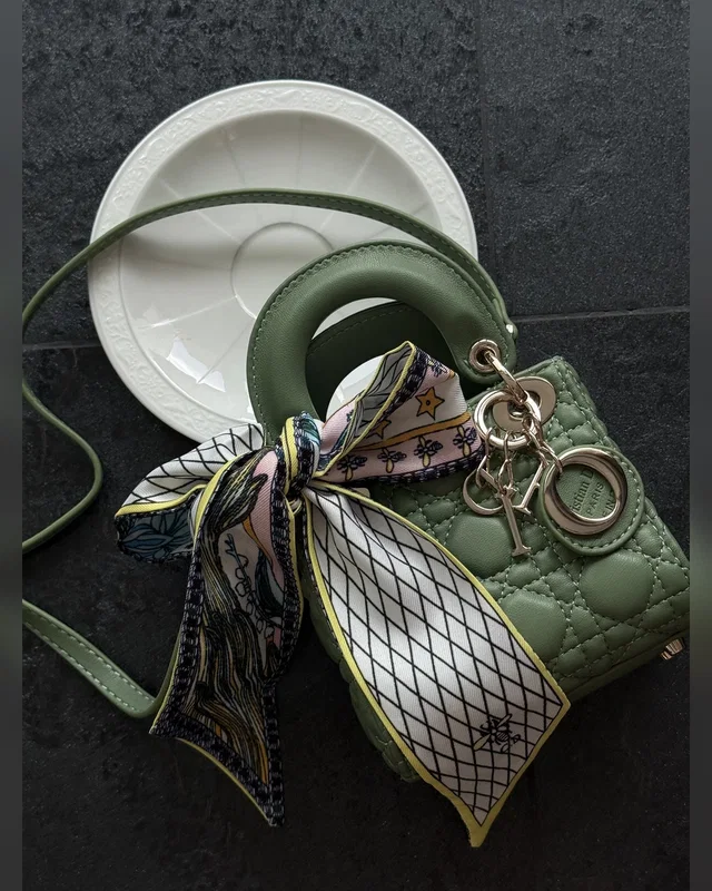 Dior Christian Dior Micro Lady Dior Bag Green [оригінальна коробка] — головне фото товару