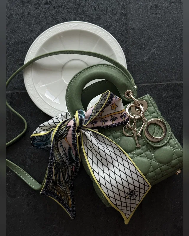 Dior Christian Dior Micro Lady Dior Bag Green [оригінальна коробка] — головне фото товару