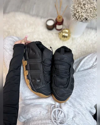Nike Air More Uptempo Low Black Gum Premium — головне фото товару