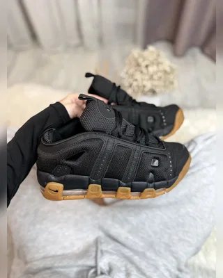 Nike Air More Uptempo Low Black Gum Premium — головне фото товару