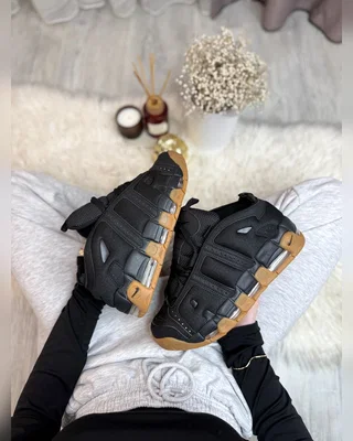 Nike Air More Uptempo Low Black Gum Premium — головне фото товару