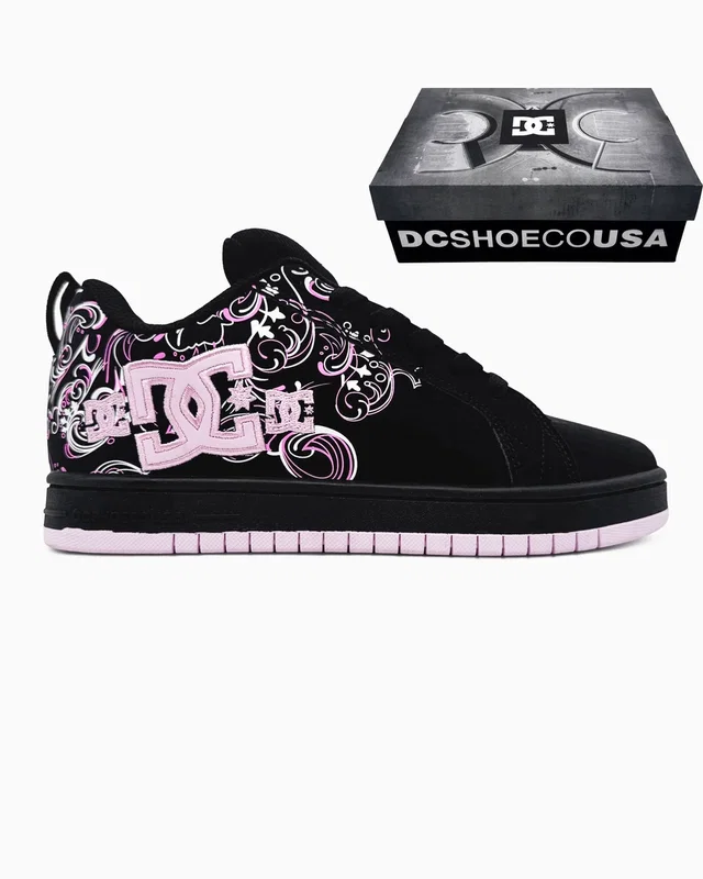 DC Shoes Court Graffik Black/Pink Sabbath — головне фото товару