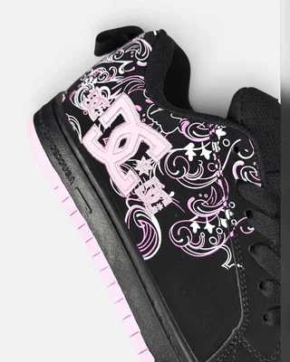 DC Shoes Court Graffik • Black Pink • — головне фото товару