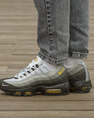 Nike Air Max 95 Grey Black Yellow — головне фото товару