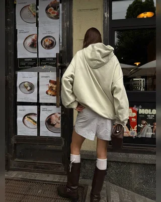 Balenciaga Political Campaign Hoodie Beige Over Size — головне фото товару