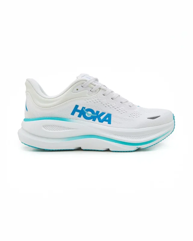 HOKA Bondi 9 White Blue — головне фото товару