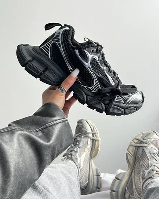 Balenciaga 3XL Sneaker 'Worn-Out Black White — головне фото товару