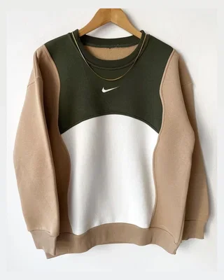Nike Світшот Nike беж зелений — головне фото товару