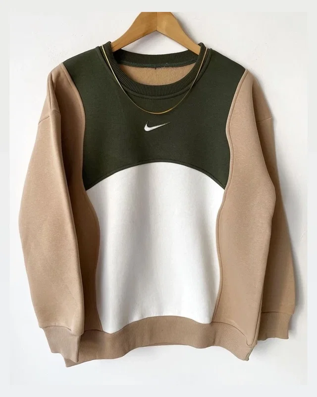 Nike Світшот Nike беж зелений — головне фото товару