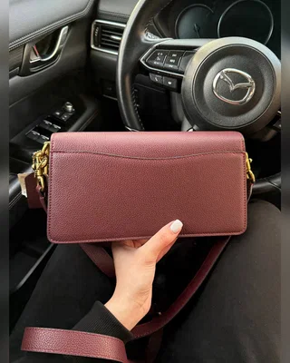 Coach Tabby Shoulder Bag 26 Wine Gold[оригінальна коробка] 26 x 14 x 7 — головне фото товару
