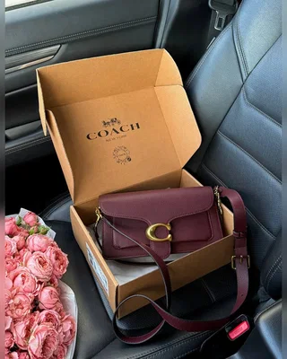 Coach Tabby Shoulder Bag 26 Wine Gold[оригінальна коробка] 26 x 14 x 7 — головне фото товару