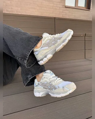 Asics gel nyc beige white — головне фото товару