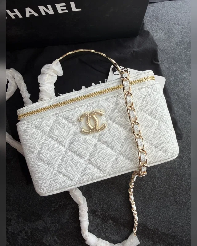 Chanel vanity bag with mirror White — головне фото товару