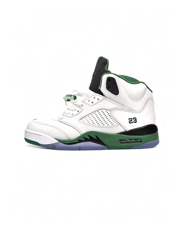 Nike Air Jordan 5 Retro • White Green • — головне фото товару