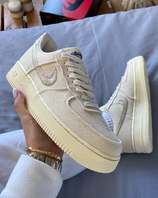 Nike Air Force 1 Low Stussy Fossil — головне фото товару