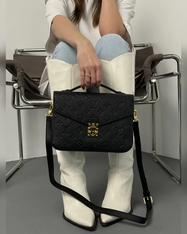 Louis Vuitton Pochette Métis Black [оригінальна брендована коробка] 24 х 18 х 9 — головне фото товару