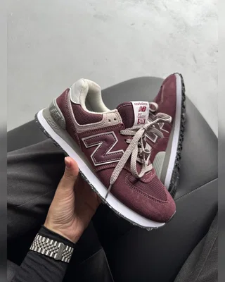 New Balance 574 Burgundy — головне фото товару
