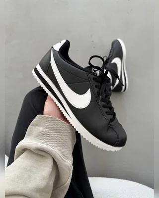 Nike Cortez Basic Black White — головне фото товару