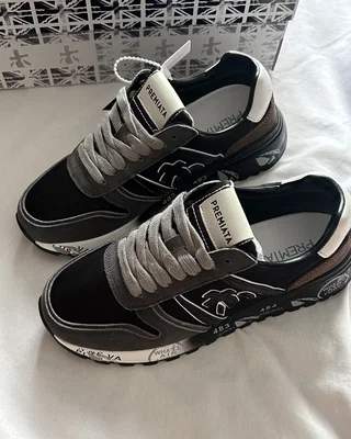 Premiata Lander Black Grey Brown — головне фото товару
