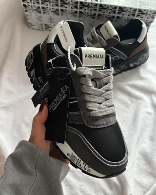 Premiata Lander Black Grey Brown — головне фото товару