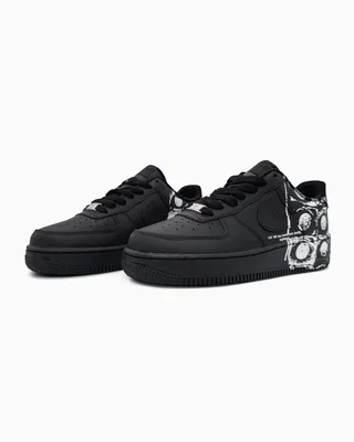 Comme des Garçons Nike Air Force 1 Low х Comme des Garçons Supreme Black — головне фото товару