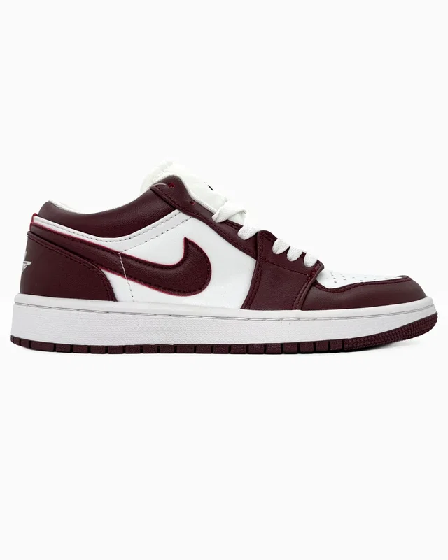 Nike 1 Retro Low White/Bordo — головне фото товару