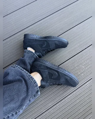 Nike sb dunk total black — головне фото товару
