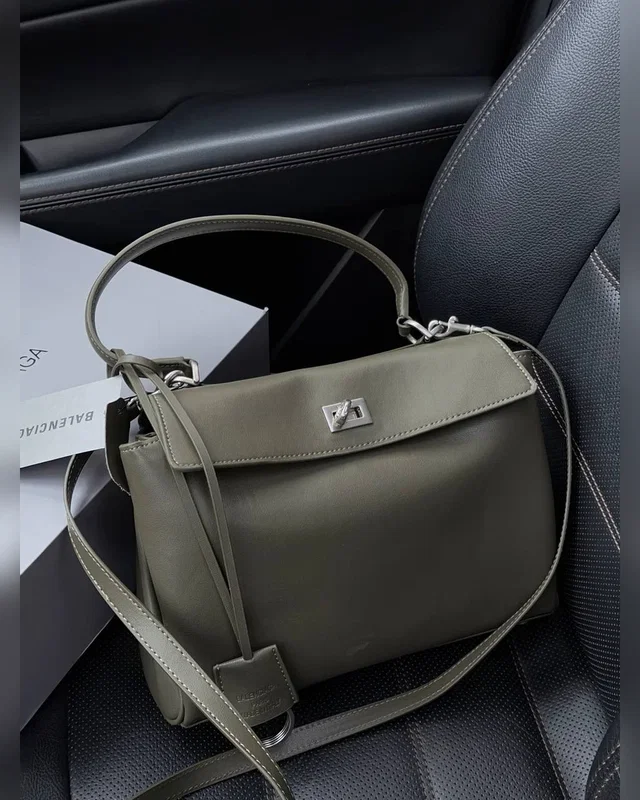 Balenciaga Rodeo Olive/Silver 28 x 20 x 9 — головне фото товару