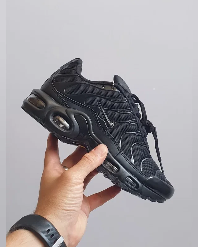 Nike Air Max TN Plus Black Leather nik-0480 — головне фото товару