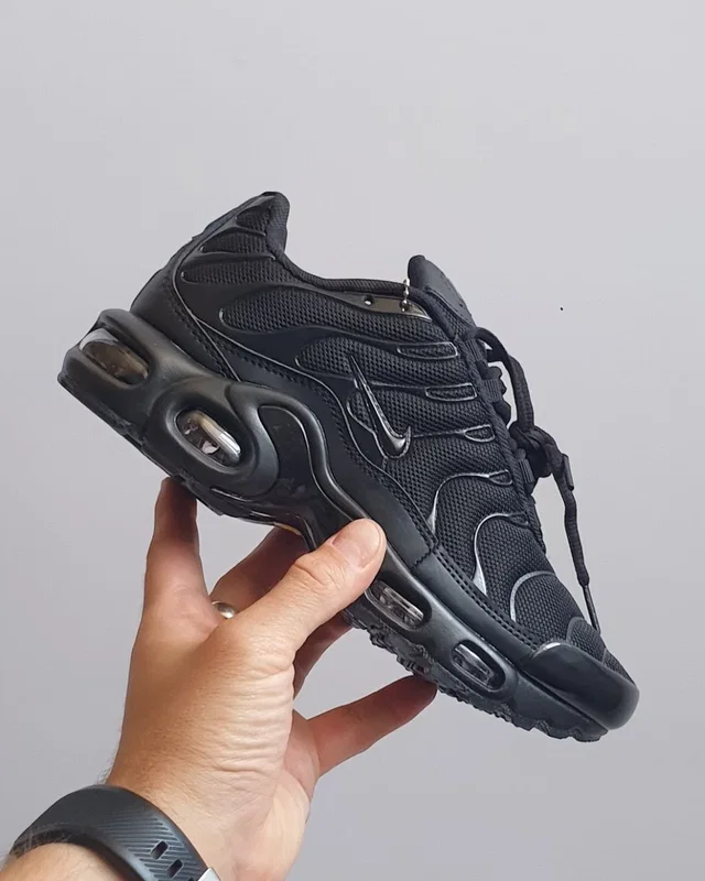Nike Air Max TN Plus Black Leather nik-0480 — головне фото товару