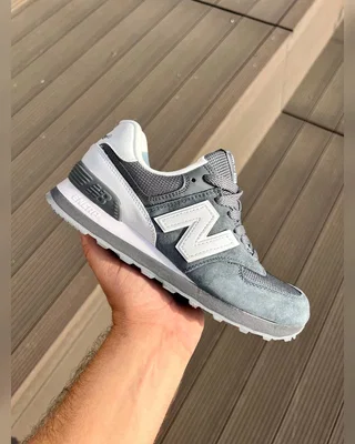 New Balance 574 grey white — головне фото товару