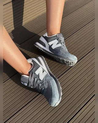 New Balance 574 grey white — головне фото товару