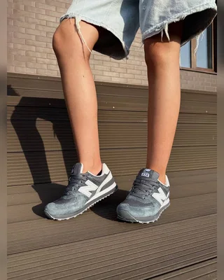 New Balance 574 grey white — головне фото товару