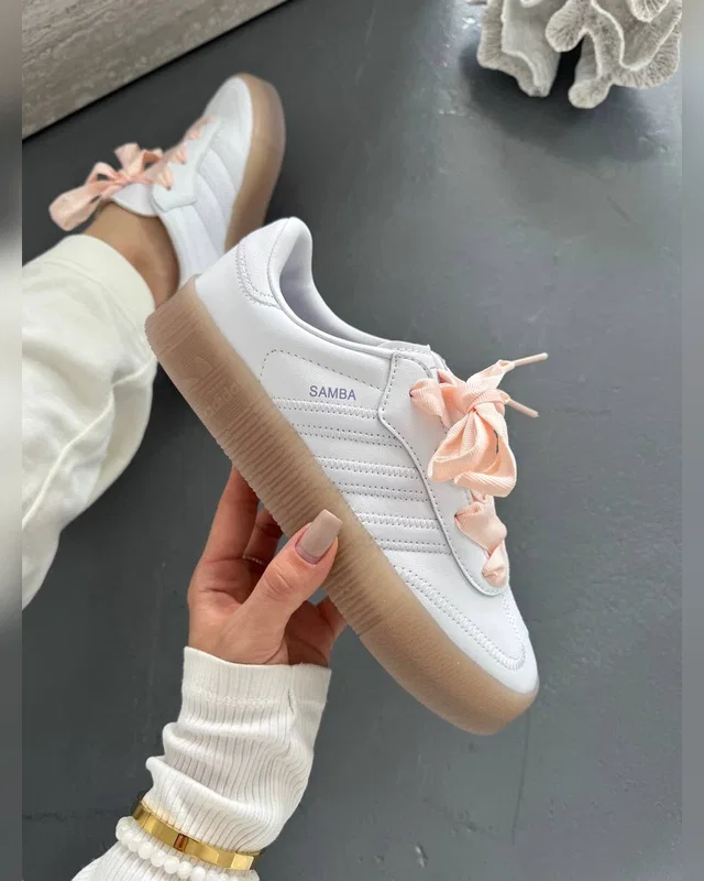 Adidas Samba Platform Full White — головне фото товару