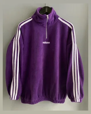 Adidas Фіолетовий флисовый Світшот — головне фото товару