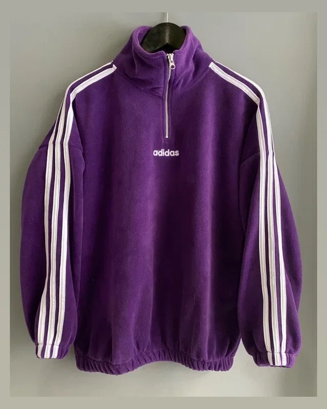 Adidas Фіолетовий флисовый Світшот — головне фото товару