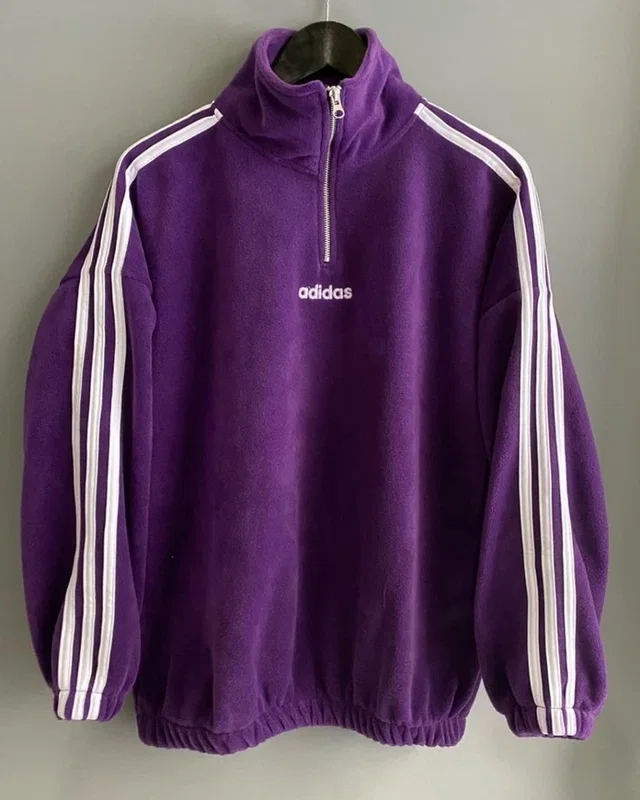 Adidas Фіолетовий флісовий Світшот — головне фото товару
