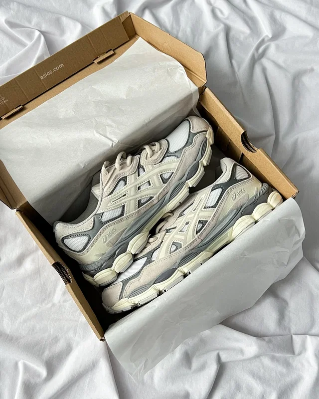Asics Gel NYC 'Cream Oyster Grey' Box — головне фото товару
