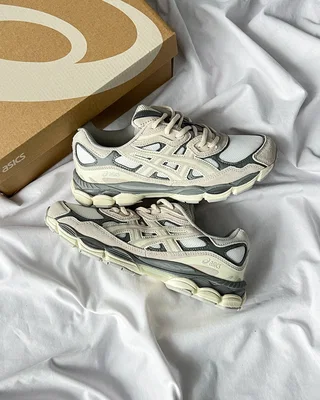 Asics Gel NYC 'Cream Oyster Grey' Box — головне фото товару