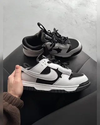 Nike Air Dunk Jumbo Remastered Black White — головне фото товару