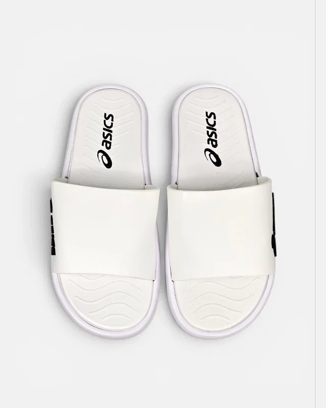 Asics Slide • White Black • — головне фото товару