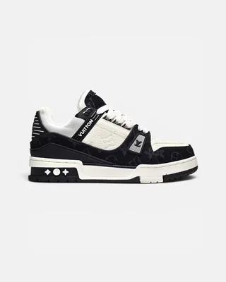 Louis Vuitton Trainer Sneaker Black White — головне фото товару